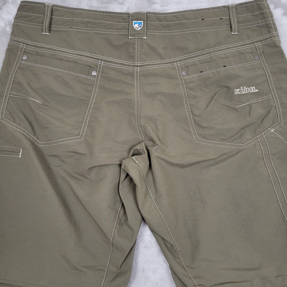 KUHL Mens Liberator Convertible Stealth Zip Off System Pants 40x33 Olive Green - Picture 4 of 13